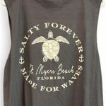 Gildan Gray Muscle Tee with Turtle Graphic Photo 2