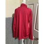 Adidas Womens Climalite Pink Long Sleeve Quarter Zip Athletic Pullover Top XL Photo 2