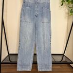 Pistola NWT Revolve  Grover Field Suit Denim Jumpsuit in Disoriented Medium NEW Photo 5