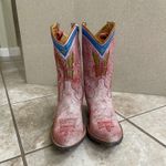 Old Gringo Ladies MARIPOSA LOCA Western‎ Boots ONLY TRIED ON INSIDE! Euc Pink Size 7.5 Photo 1