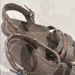 Impo  Brown Wedge Sandals with Ankle Strap Photo 6