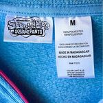 NWOT ~ SPONGEBOB SQUAREPANTS Blue Fleece 1/4 Zip Pullover Top ~ Women's MEDIUM Photo 7