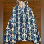 Lilly Pulitzer Melle Dress Indigo Get in Line Blue Navy Jellyfish Women’s XS Photo 0