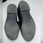 Sam & Libby  Black Loafers Gold Accent 8 faux leather preppy work casual slip on Photo 10