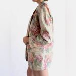 Alfred Dunner  STUNNER 🔥 Floral Blazer - Vintage 80’s Style in Pink and Cream Photo 2