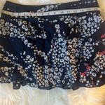 Y2k Express tiered ruffle floral miniskirt Blue Size undefined Photo 0