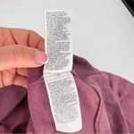 Athleta  Studio Barre Sweatshirt Long Sleeve Top Purple Off The Shoulder Small Photo 10