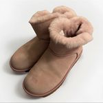 UGG  Classic Bling Mini Pink Crystal Shearling Lined Boots Women’s Size 7 Photo 0