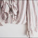 American Eagle  AE Ruffle Bell Sleeve Lace Up Top Photo 2