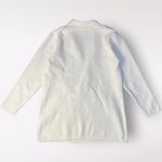 Vila Milano Vila Milano Women’s White Knitted Cardigan Sweater Size L Minimalist Neutral Photo 2