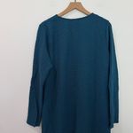 Anthropologie Dolan Textured Longline Cardigan Cover Up Blue Teal Size XL Photo 4
