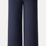 OGL Women's Cozy Warm High Rise Straight Leg Pull On Pants Pockets Navy XS New Blue Photo 0
