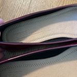 ASOS Burgundy Patent Bow Ballet Flats NWOT US Size 6.5 Photo 3
