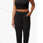 Hanes NEW Ecosmart Jogger Leggings in Black Size Medium Loungewear Essential Photo 2