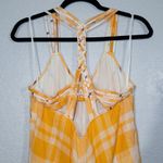 Anthropologie Holding Horses Yellow Plaid Clementine Maxi Dress Medium Photo 4