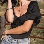 For Love & Lemons  Pixie Bodysuit Black Photo 3