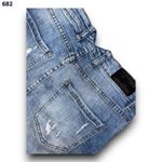 Streetwear Society 682  Skinny Jeans Size 7 Stretchy Destroyed High Rise Mom Photo 4