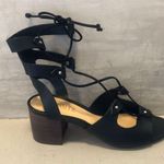 Schutz  Monik Leather Lace-Up Block Heel Sandals Photo 5