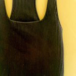 Free People  Initimately Black Tank Cami Intimately Ribbed Knit Top Size large Photo 3