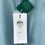 Only NWT US 2 EU 34  Light Blue Denim Women’s Button Down Knot Dress Shirt Top Photo 7