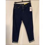 Michael Kors High Rise Button Fly Dark Wash Denim Jeans Size 6P Photo 1