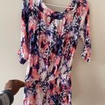 Raisin's Womens Tye Dye Romper/ Jumpsuit Size S/P Color Pink Photo 6