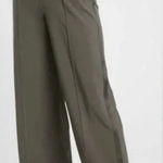 Athleta  Nolita Wide Leg Pants Trousers Olive Green Workwear Women’s Sz 2petite Photo 0