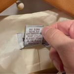 Stunning creamy silk blazer black scalloped embroidery sequin trim Papell Size 8P Photo 3