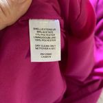 Intermix Hot Pink Caped Mini Cocktail Dress Photo 9