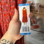 Joie  Tea Rose Tiered Sleeveless Floral Maxi Dress Coral NWT LG Photo 3