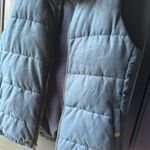 Old Navy Active Old Navy Puffer Vest Women’s S Navy Blue Quilted Fleece Lined Full Zip Y2K 90s Photo 8
