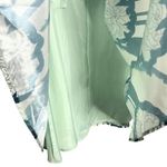 Anthropologie  Troubadour Waterlily Floral Striped Circle Skirt 4P Green Workwear Photo 7