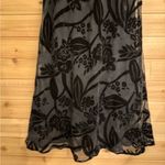 Vintage Niki Livas Small Whimsigoth Fairy Burnout Black Velvet Strappy Prom Gown Photo 2