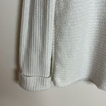 Anthropologie Pilcro ladies cowl neck pullover knit sweater oversized size XS White Photo 4