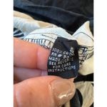 Magic Bohemian Black White 100% Cotton Patternered Midi Dress Fits like Size Medium Photo 4