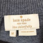 Kate Spade Women’s Wool Cashmere Blend Gray 7/8 Bow Detail Sleeve Sweater Photo 8