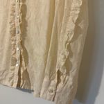 Cleobella  Freya Button Down Embroidered Blouse Cream Small Womens Photo 7