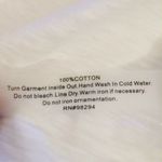 Onque Casuals Blue Floral Sparkle Studded Scoop Neck Cotton Pullover Top XL NWOT Photo 4