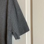 ZARA  Trafaluc Grey Short Sleeve Ribbed Dress size medium Photo 3