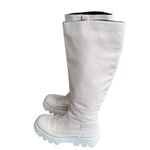 Paloma Barceló Soft Leather Boots in cream 40 Size 9.5 Photo 4