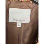 Classiques Entier  Cropped Blazer Jacket Brown Rust Small Tweed Wool Blend Photo 3