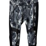 Xersion Xserion Fitted Athletic Marbled Stylish Black and Gray Patterned Leggings Sz M Photo 0