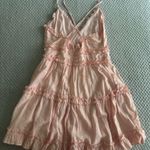 Francesca's Pink Ruffle Dress Photo 1