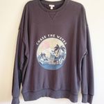 Flirtitude Gray Oversized Sweatshirt Photo 0