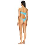 superdown  Valerie One Piece in Aqua Blue Large New Womens Cutout Swimsuit Photo 1