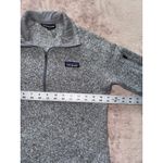 Patagonia Women's Better Sweater Gray Heather 1/4 Zip Up Size Small Photo 7