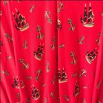 Anthropologie Anthro leifnotes red anchor sail boat dress Photo 6