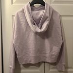 Calvin Klein Lavender Cropped  hoodie Photo 1