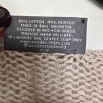 Wooden Ships  Pink Heart Crewneck Lightweight Open Knit Sweater size X/S Photo 2