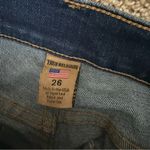 True Religion  Halle Mid Rise Women's Super Skinny Studded Denim Jeans Size 26 Photo 6